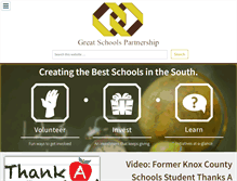 Tablet Screenshot of greatschoolspartnership.com